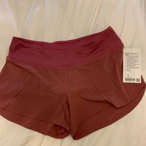 lululemon Speed Up MR shorts 4”